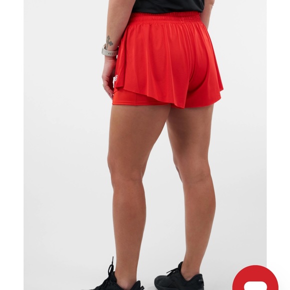 SELKIRK pickleball Red Athletic Shorts with Elastic Waistband - Picture 3 of 7